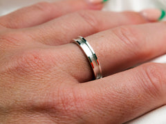 4 mm pet-hair keepsake ring width