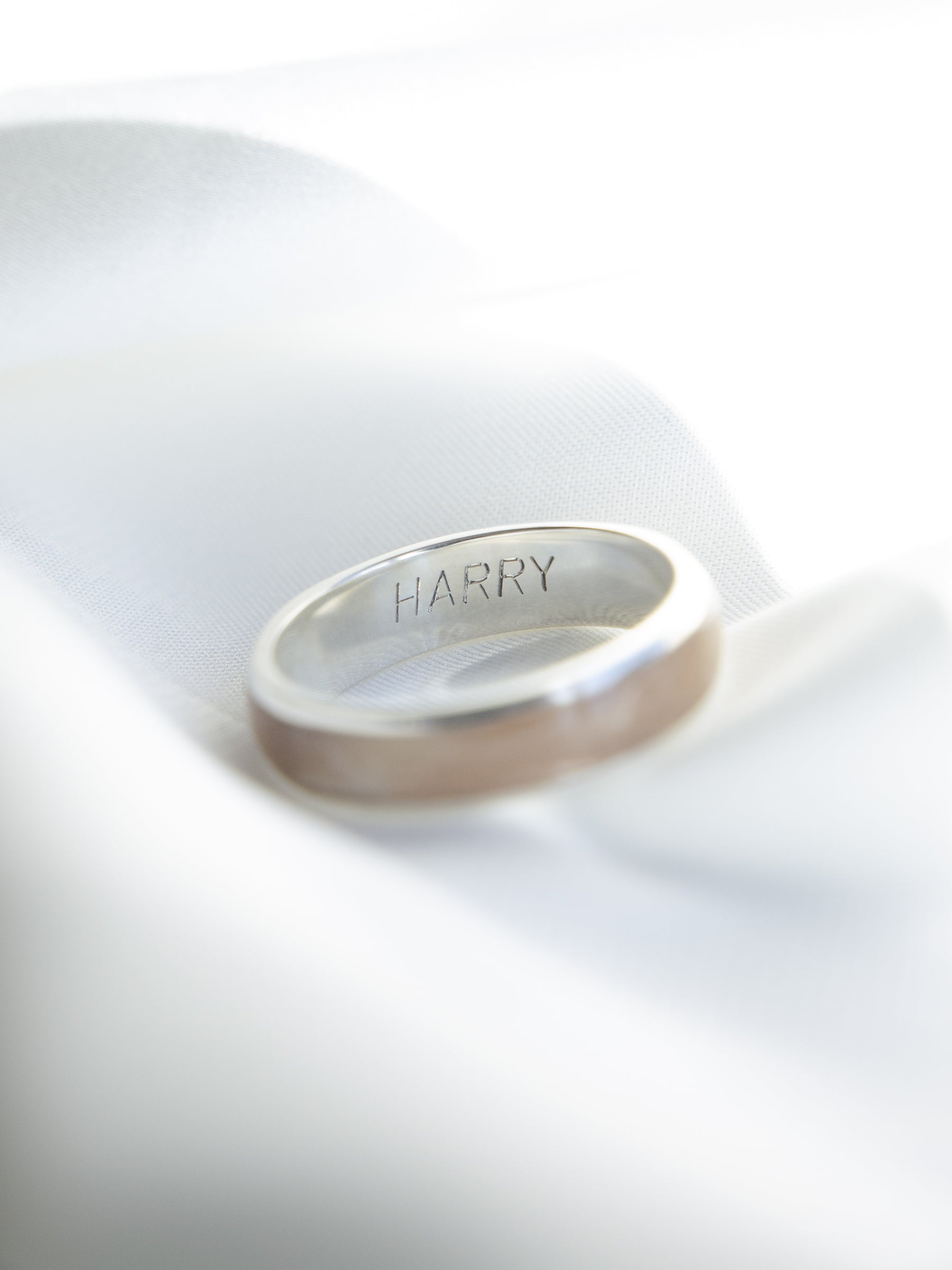 Pet Hair Keepsake Ring, Sterling Silver (Made using your pet’s hair)