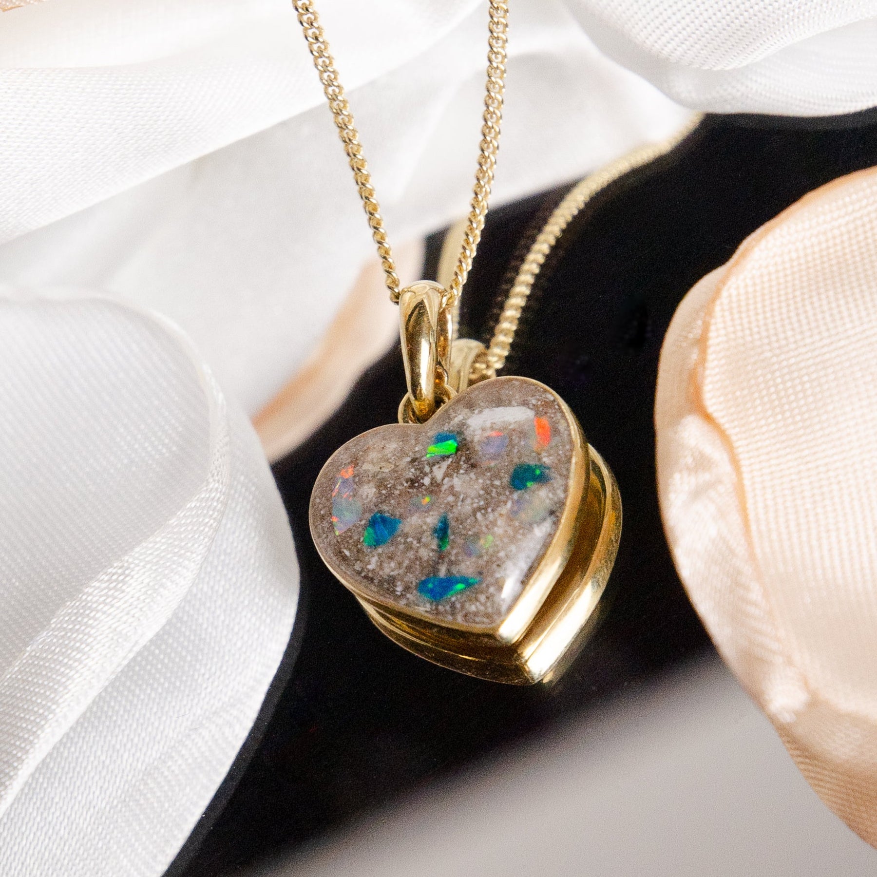 9ct Gold Cross Cremation Ashes Necklace main product photo