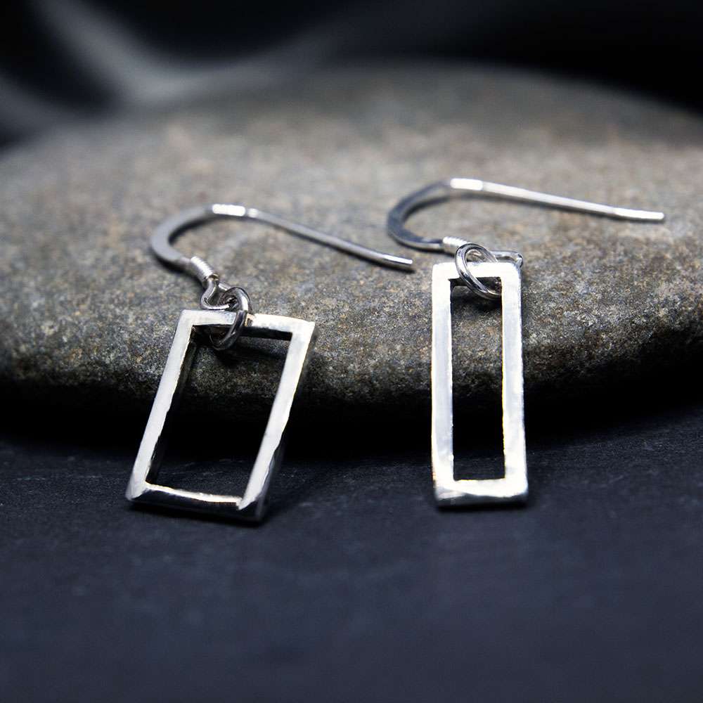 Asymmetrical Geometric Earrings - Fur & Forever