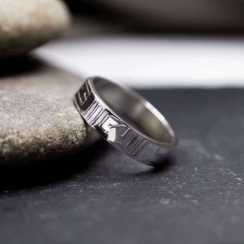 Circuit Board Ring - Fur & Forever