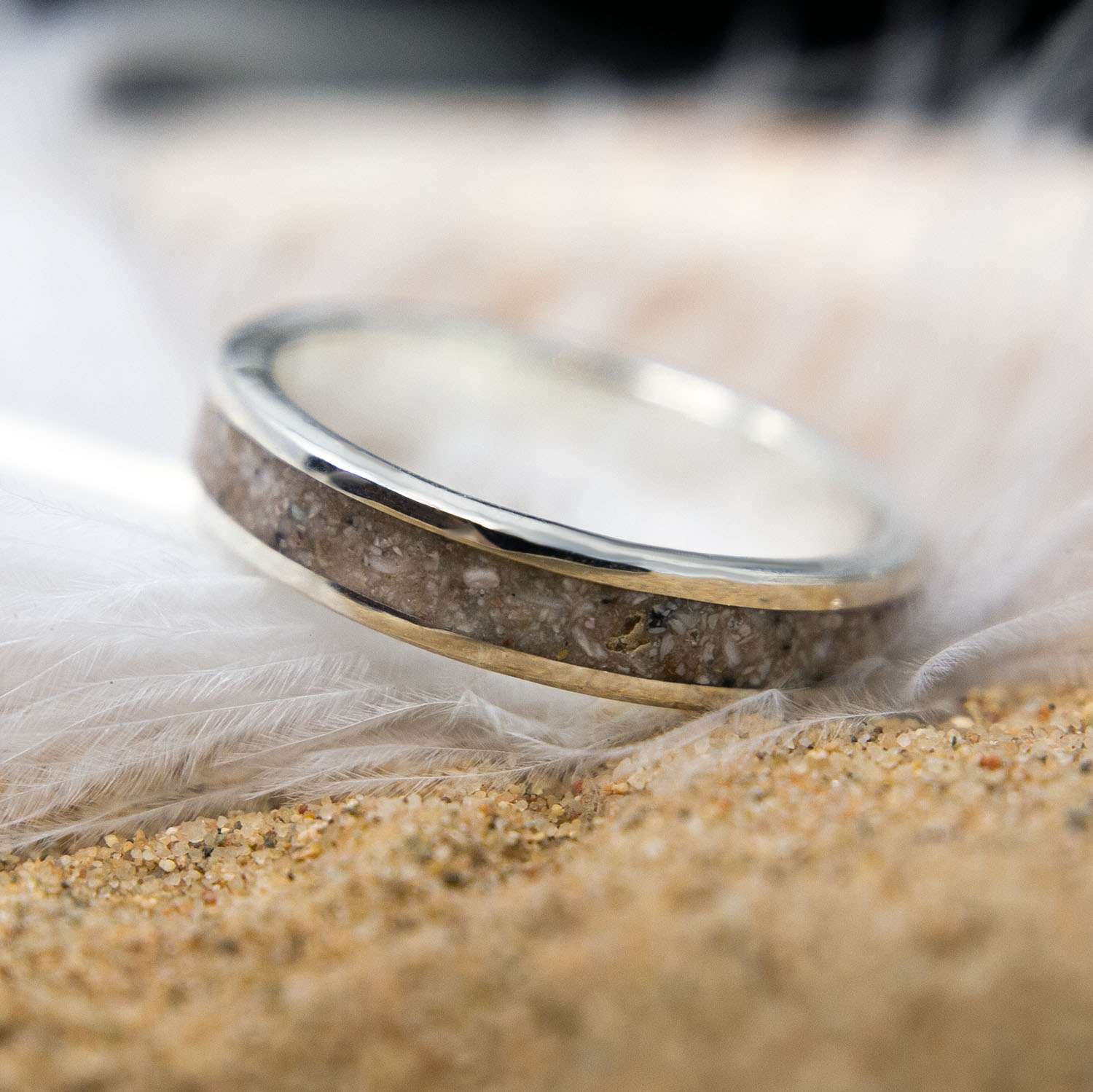 Ashes Keepsake Ring, Sterling Silver main product photo