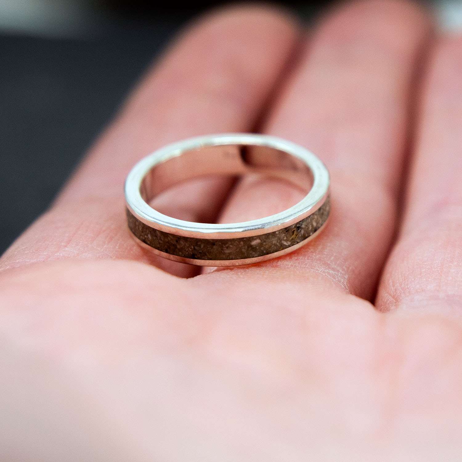 Ashes Keepsake Ring, Sterling Silver product photo 7