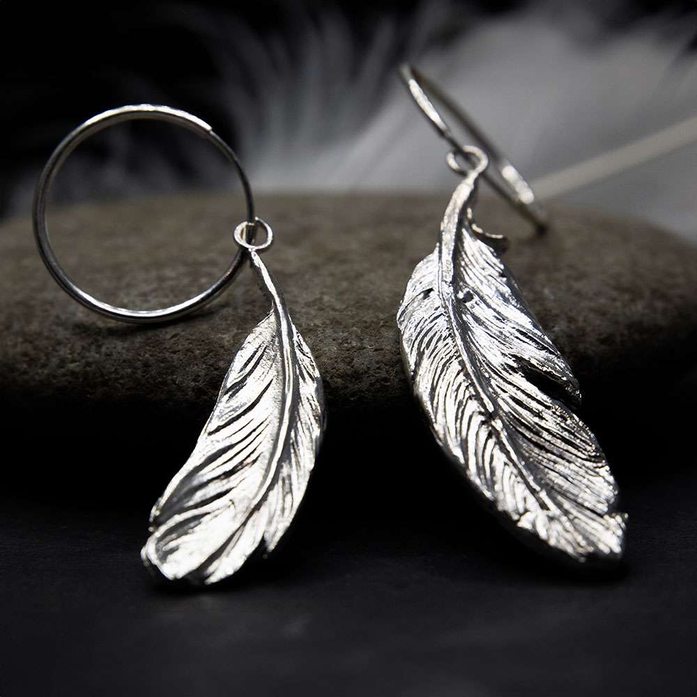 Feather Earrings - Fur & Forever