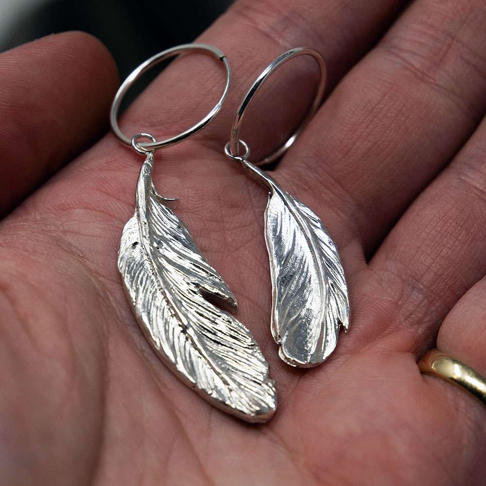 Feather Earrings - Fur & Forever