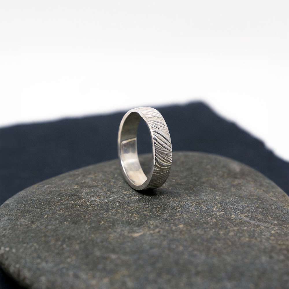 Grass Meadow Textured Ring - Fur & Forever