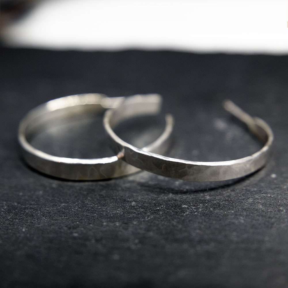 Hammered Hoops - Fur & Forever