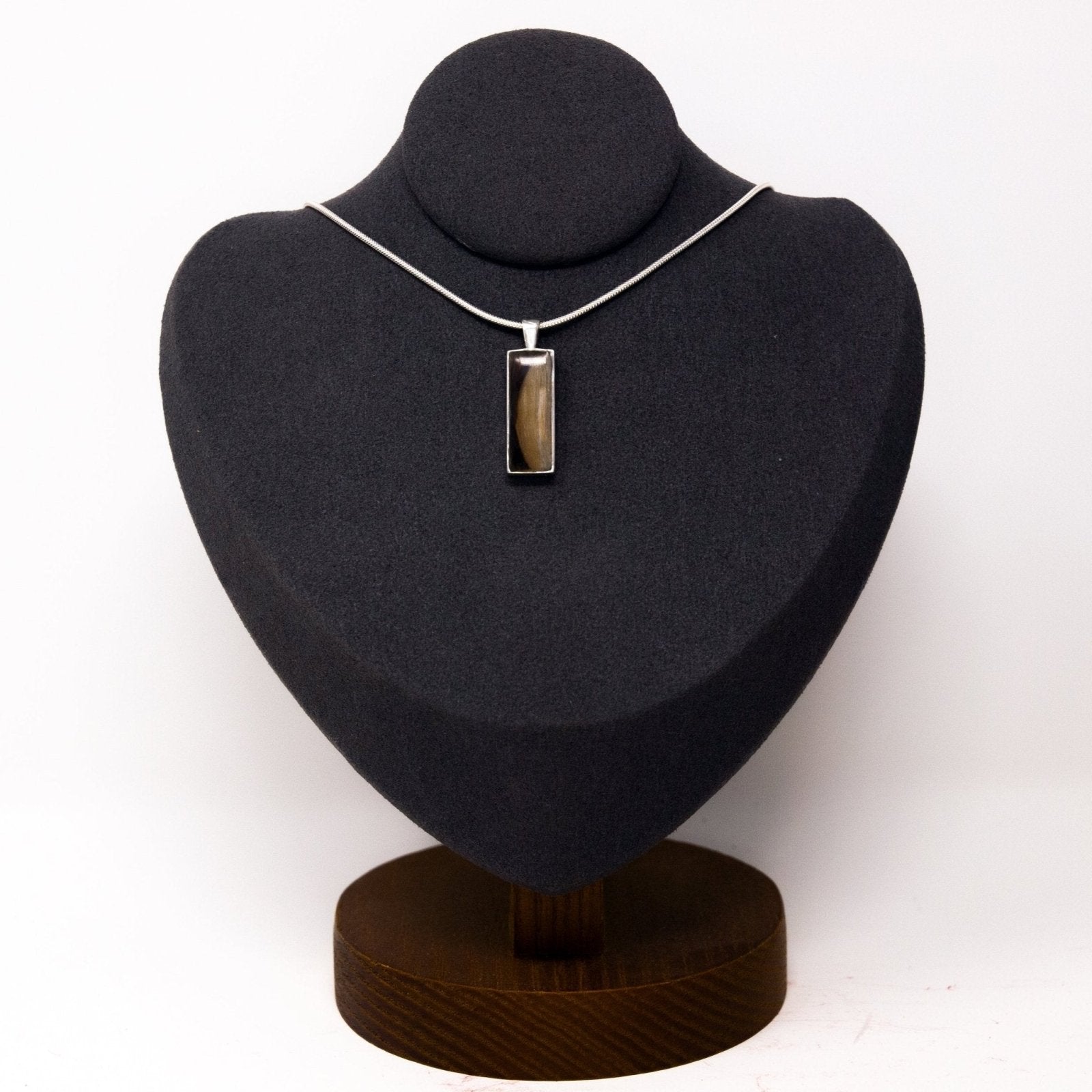 Pet Hair Pendant Necklace, Sterling Silver product photo 7