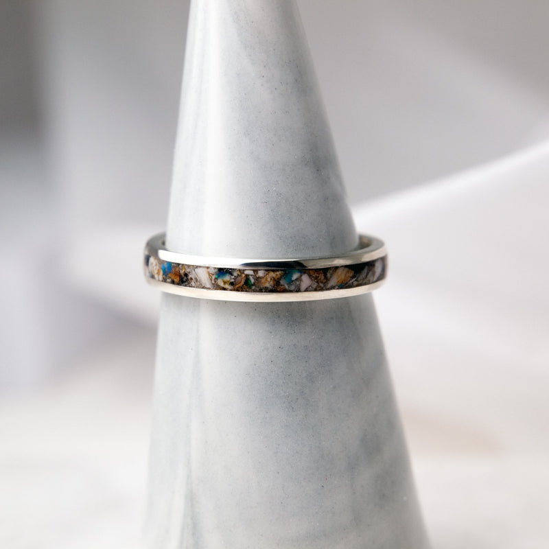 Pet Hair/Fur Memorial Ring - Fur & Forever