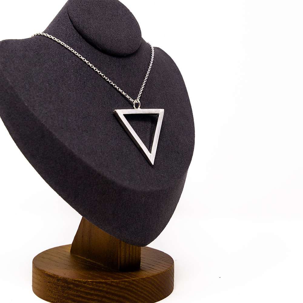 Triangle Geometric Necklace - Fur & Forever