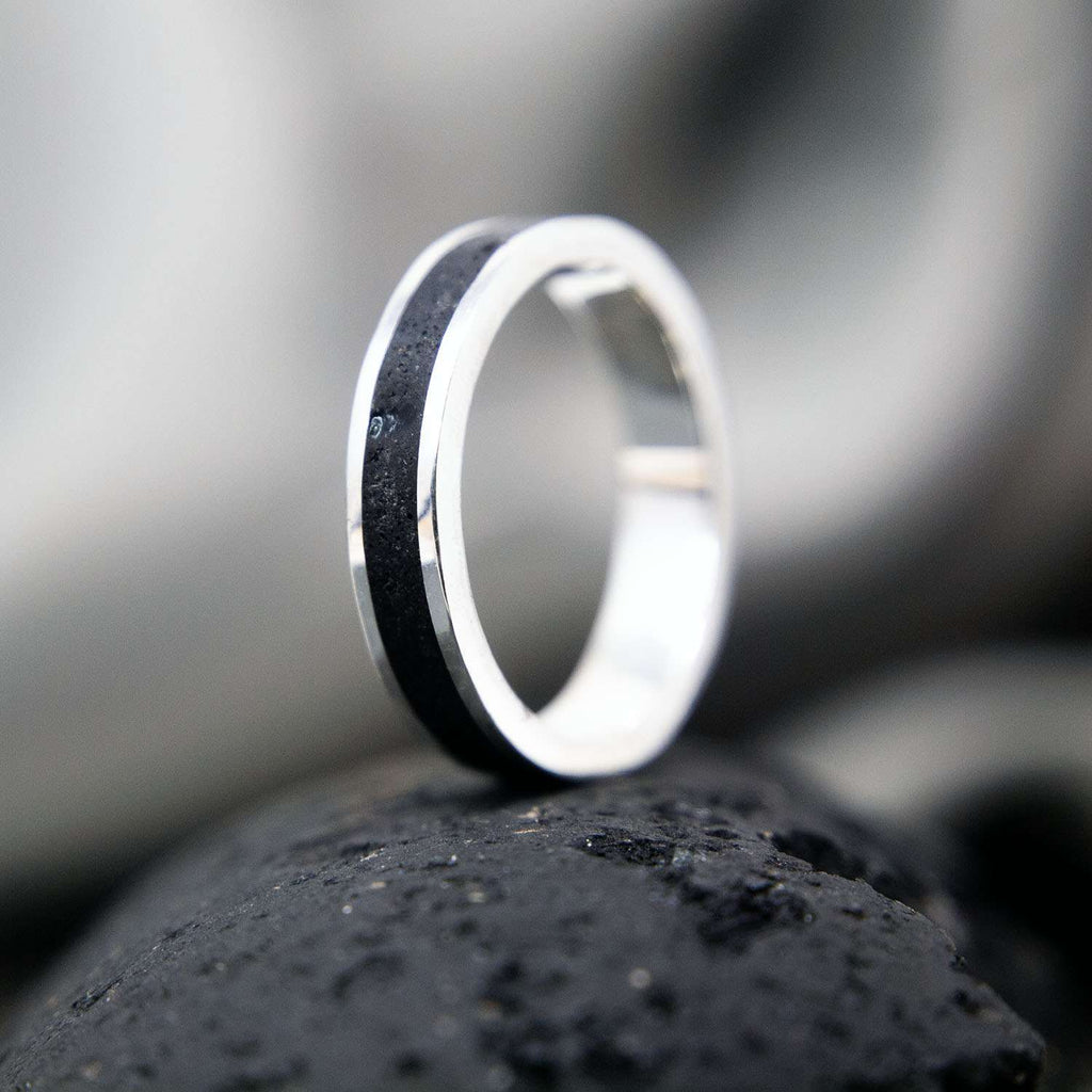 Your Own Charcoal Keepsake Memory Ring - Fur & Forever