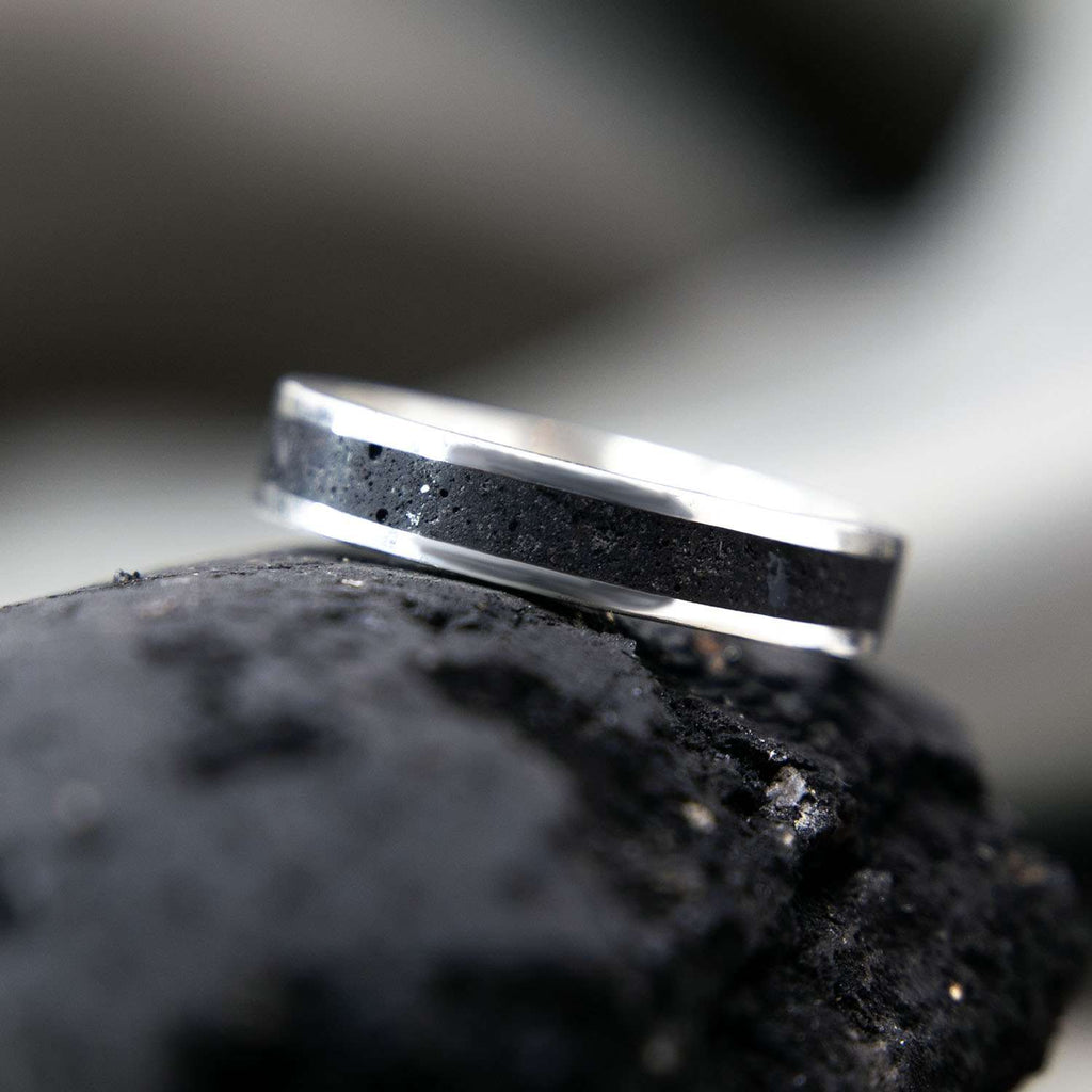 Your Own Charcoal Keepsake Memory Ring - Fur & Forever