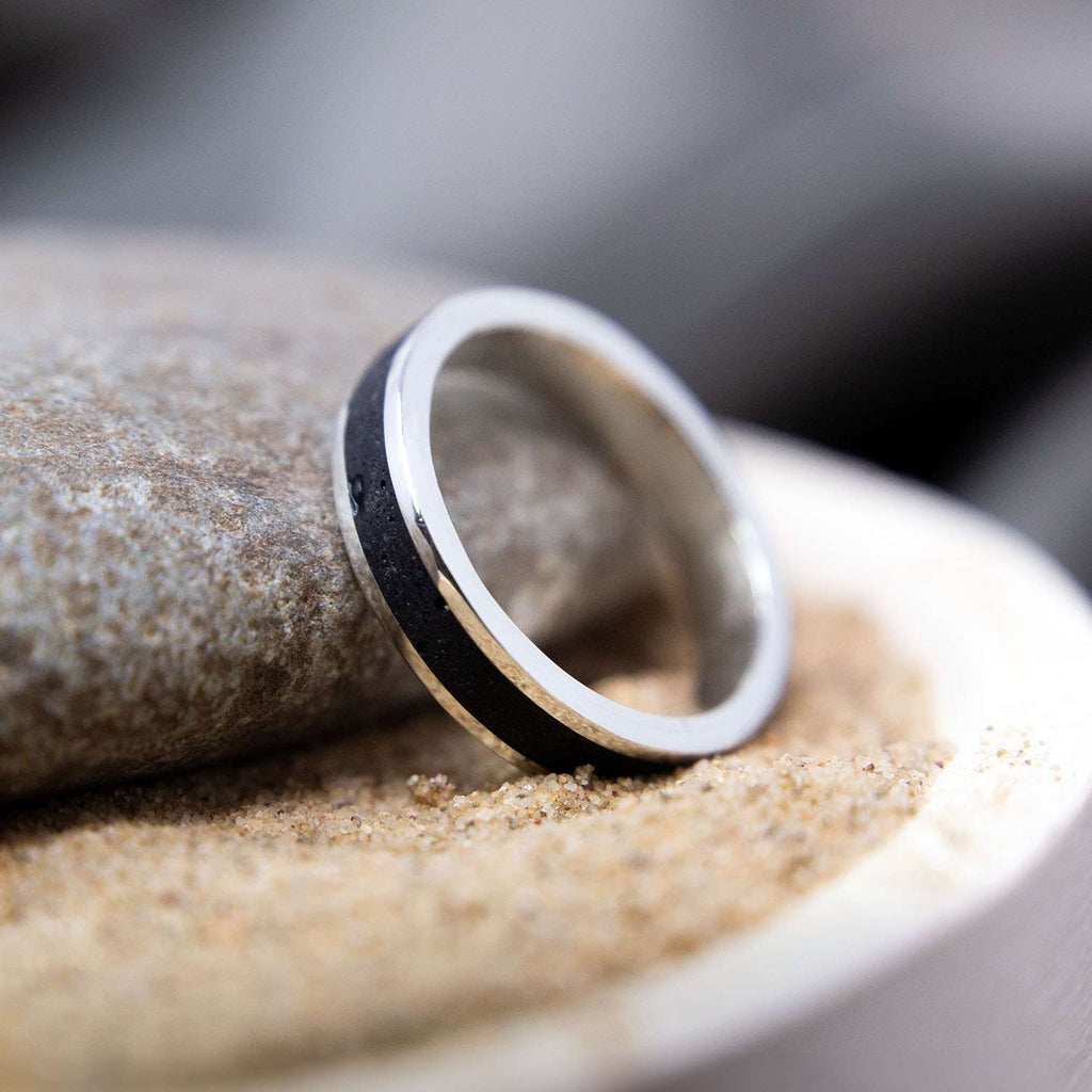 Your Own Charcoal Keepsake Memory Ring - Fur & Forever