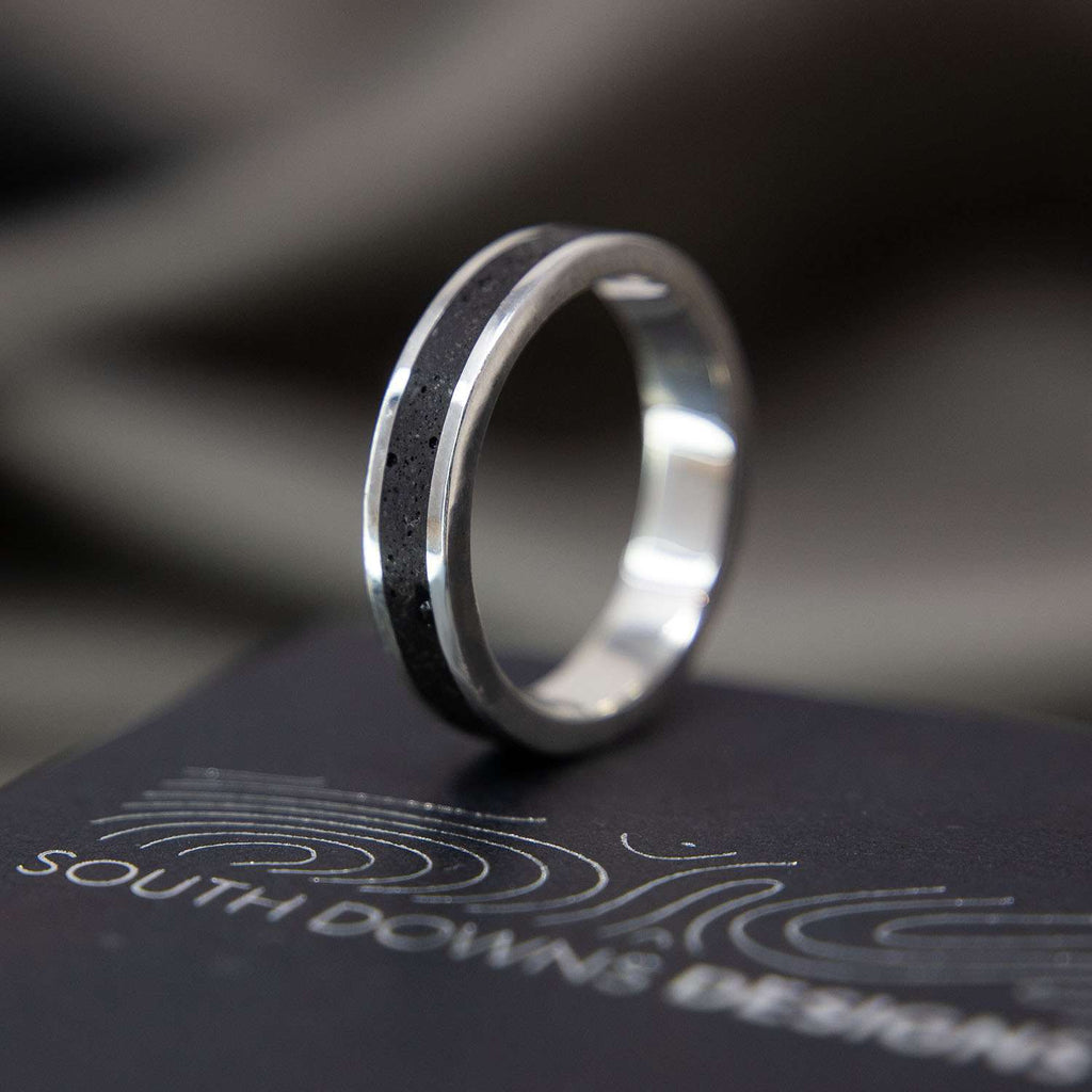 Your Own Charcoal Keepsake Memory Ring - Fur & Forever