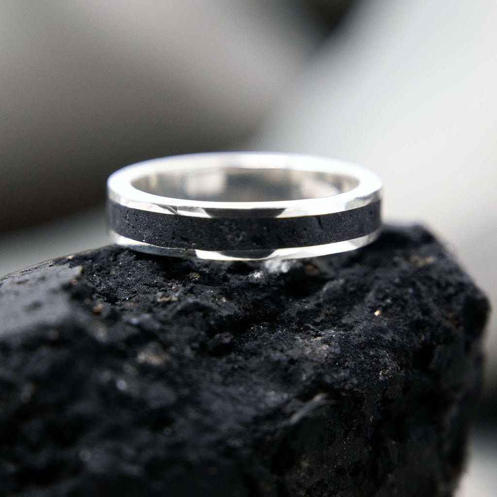 Your Own Charcoal Keepsake Memory Ring - Fur & Forever