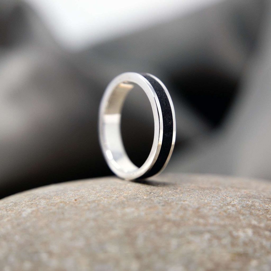 Your Own Charcoal Keepsake Memory Ring - Fur & Forever