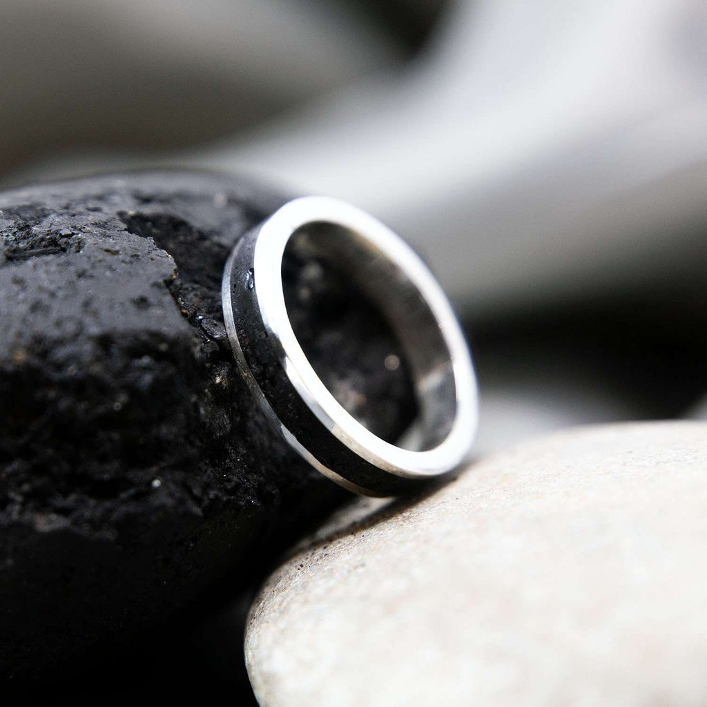 Your Own Charcoal Keepsake Memory Ring - Fur & Forever
